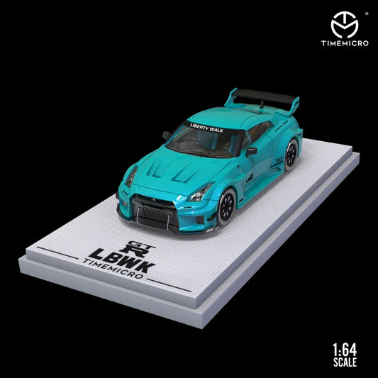 TIME MICRO 1:64 3.0 Bule Painting Alloy Car Model Model Car  Collection& Display& Gift