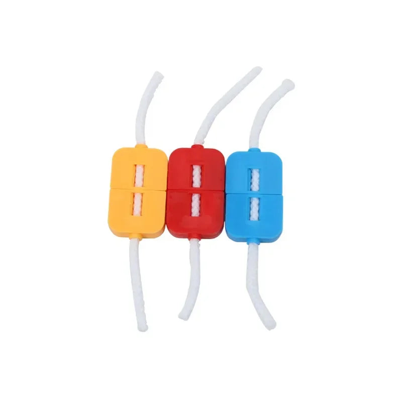 3PCS Broken Rope Restoration Close-up Magic Trick Children's Novelty Prop Toy Finger Easy Operate Kids Street Magician Tricks