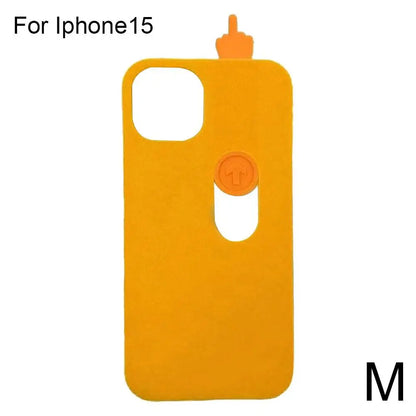 3d Printed Middle Sliding Finger Sliding Phone , Gifts 3d , Sliding Funny New Year Phone Spoof , Finger Phone Q4w0