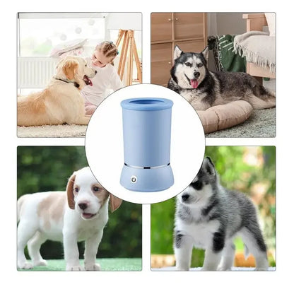 Rechargeable Electric Dog/Cats Paw Washer Pet Automatic Foot Wash Pedicure Cup Foot Cleaning Brush Washing Tools Dog Supplies