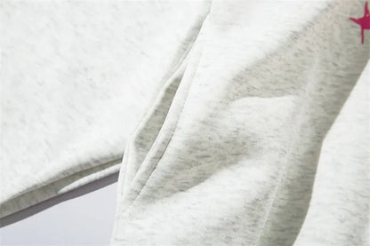 Vintage American Style Streetwear Hooded Loose-Fit Sweatshirt Jacket For Men And Women Versatile Casual Hoodies
