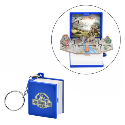 3D Mini Football Basketball Fold Book Keychain Toys Anxiety Stress Relief Toys Sensory Toys Birthday Gift Backpack Keychain