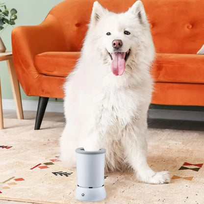 Pet Paw Washer Automatic Dog Paw Cleaner with Rechargeable One-touch Operation for Small to Breed Dogs Cats Type-c Charging Pet