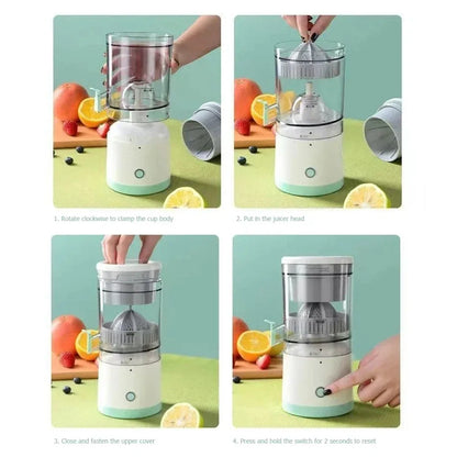 7.4V High Power Portable Electric Juicer Wireless Orange Juicer USB Rechargeable Electric Slow Juicers Household Kitchen Tools
