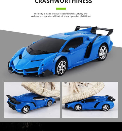 RC Car Transformation Robots Sports Vehicle Model Drift Car Toys Cool Deformation Car Christmas Birthday Gifts for Boys Girls