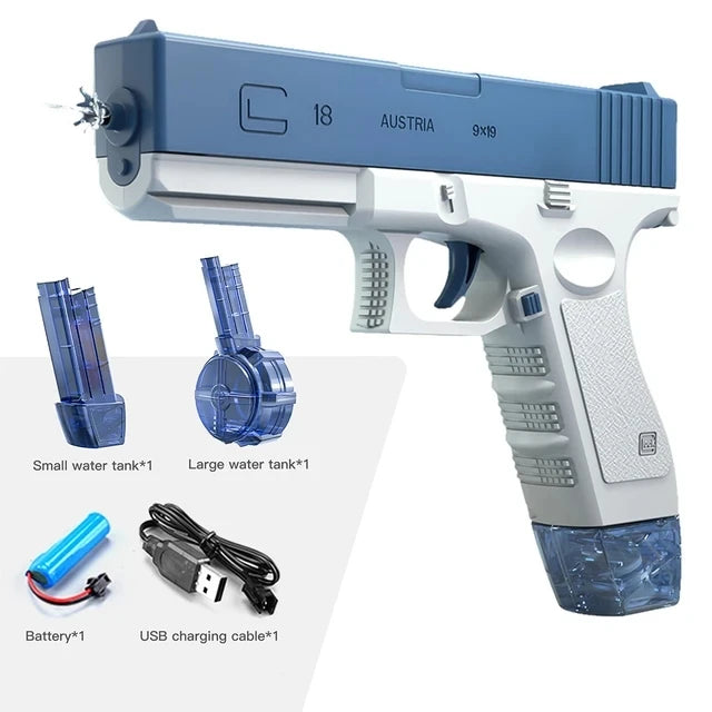Summer hot selling wholesale prices for children's water gun toys, space science fiction designs, electric water guns, water bat