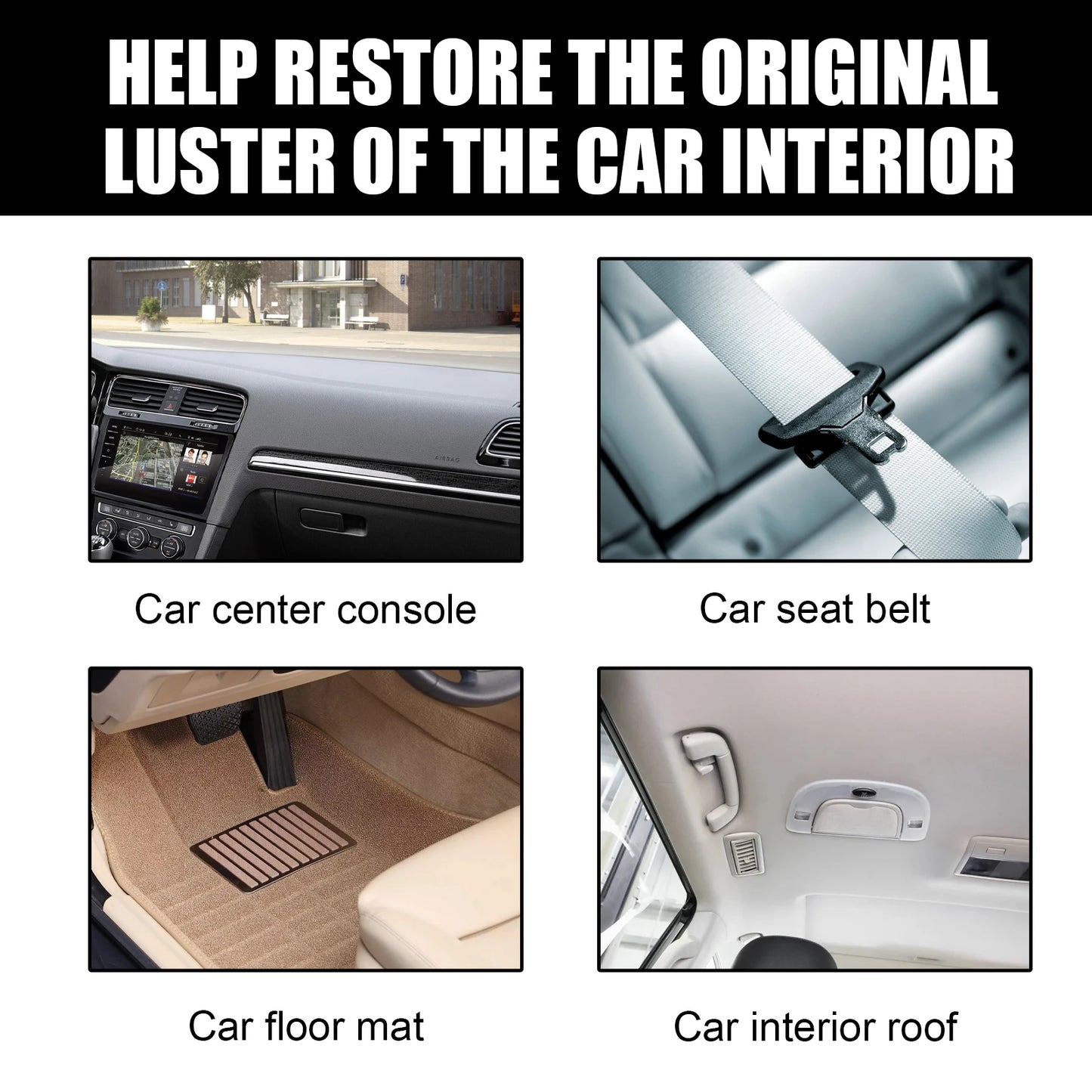 Rayhong Car Spray Cleaner 120ml Liquid Multi-Purpose Car Cleaner Spray Protective Powerful Automotive Cleaning Spray For Alloy