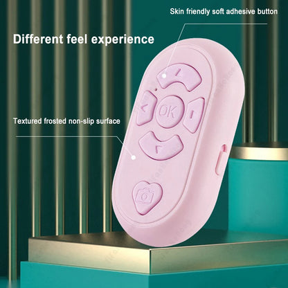 Universal Mobile Phone Selfie Shutter Bluetooth-compatible Remote Control Button For Tik Tok e-book Wireless Controller