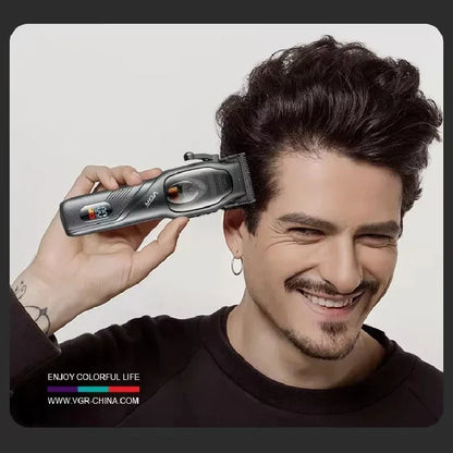 VGR Original Barber Professional Hair Clipper Beard Hair Trimmer For Men Electric Adjustable Haircut Machine Rechargeable V-269