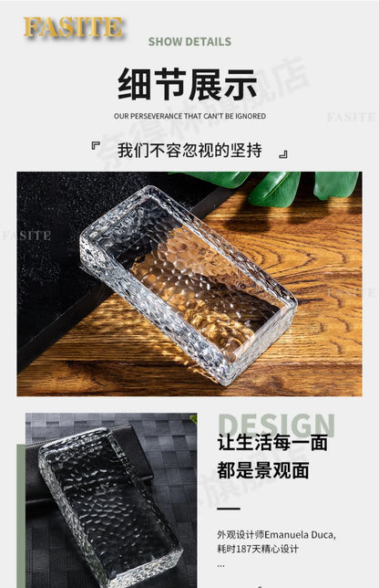 Ultra White Series Solid Hot Melt Crystal Brick Glass Brick Partition Wall Transparent Square