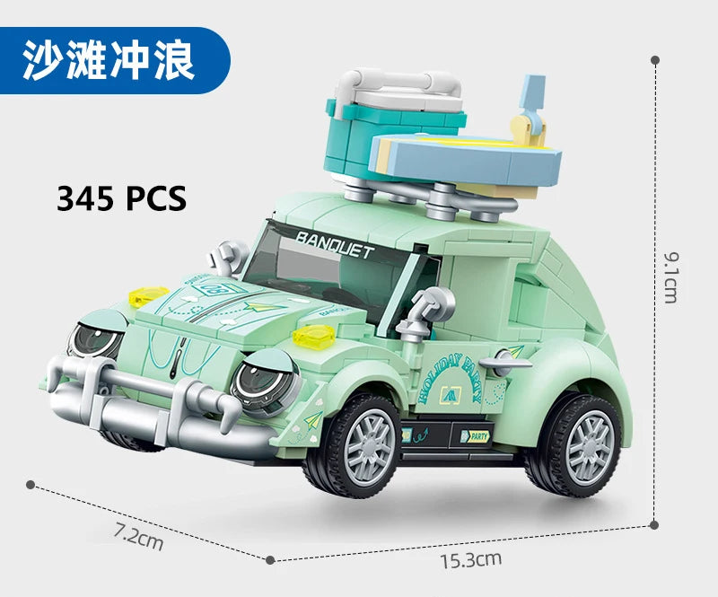 Racing Car City Speed Champions Sports Model Building Blocks DIY Bricks MOC Toy Classic Rally Super Racers Vehicle f1 technique