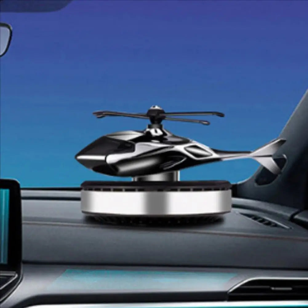 Solar Car Air Freshener Helicopter Propeller Fragrance Decor Flavoring Supplies Accessories Original Perfume Diffuser Inter X0L1