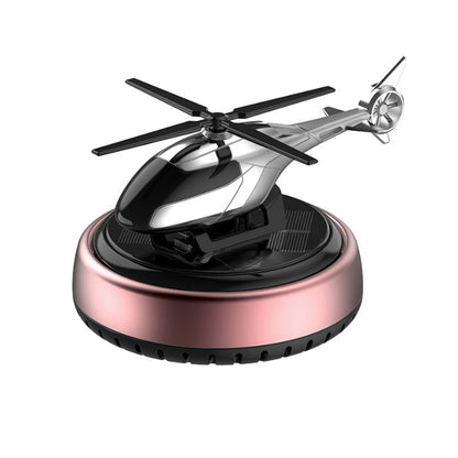 Car Air Freshener Rotating Helicopter Aeroplane Perfume Solar Power Plane Diffuser Airplane Fragrance Aircraft Dashboard Parfume