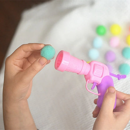 1 juego de juguetes interactivos para gatos, pistola de peluche para entrenamiento de mascotas, divertidos juegos de disparos para cachorros y gatitos, suministros para mascotas, accesorios para gatos