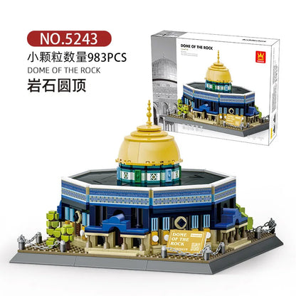 Wange Blocks Architecture Building Bricks MOC City House MOSQUE KAABA  Educational Toy Adult Gift