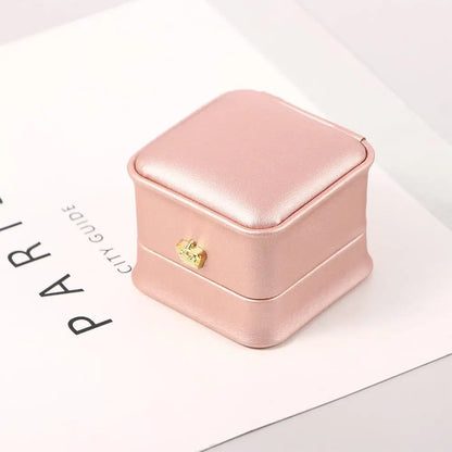 Package Case Wedding Ring Box Birthday Crown Buckle Storage Gift Box Lover Ring Box Storage Case Gift Boxes Jewelry Display