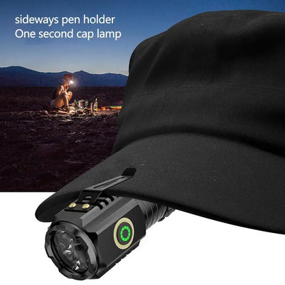 Portable Magnetic Flashlight LED Waterproof Magnetic Flashlight Aluminum Alloy Powerful Torch with P35 Lamp Beads