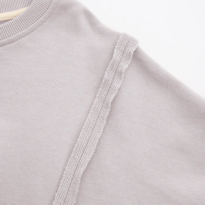 Oversized 100% Cotton Women Sweatshirts Long Sleeve Patchwork Open Side Streetwear Harajuku Pullovers Autumn Clothes For Women