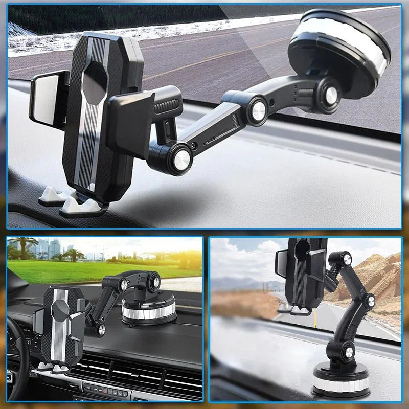 Super Adsorption Phone Holder universal Sucker Car Phone Holder Auto Windshield centre console suction cup car holder 360° Rotat