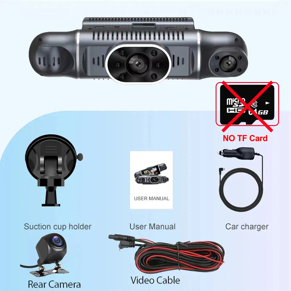 4Channels Car DVR 1080P Video Recorder WIFI APP Dash Cam for Cars Night Vision Rear View camera 24H Hardware Kit Car Assecories