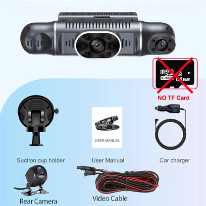 4Channels Car DVR 1080P Video Recorder WIFI APP Dash Cam for Cars Night Vision Rear View camera 24H Hardware Kit Car Assecories
