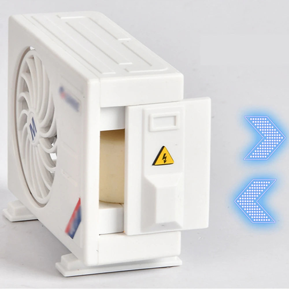 Air Conditioning Car Air Conditioner Shape Model Dashboard Ornaments Solar Powered Air Vent Clip Vehicle Decoration