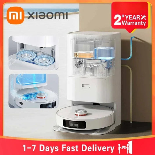 Aspiradoras robot XIAOMI MIJIA Omni 1S B116 Mop Base inteligente Máquina de eliminación de suciedad Recolección de polvo Autolimpieza Base vacía