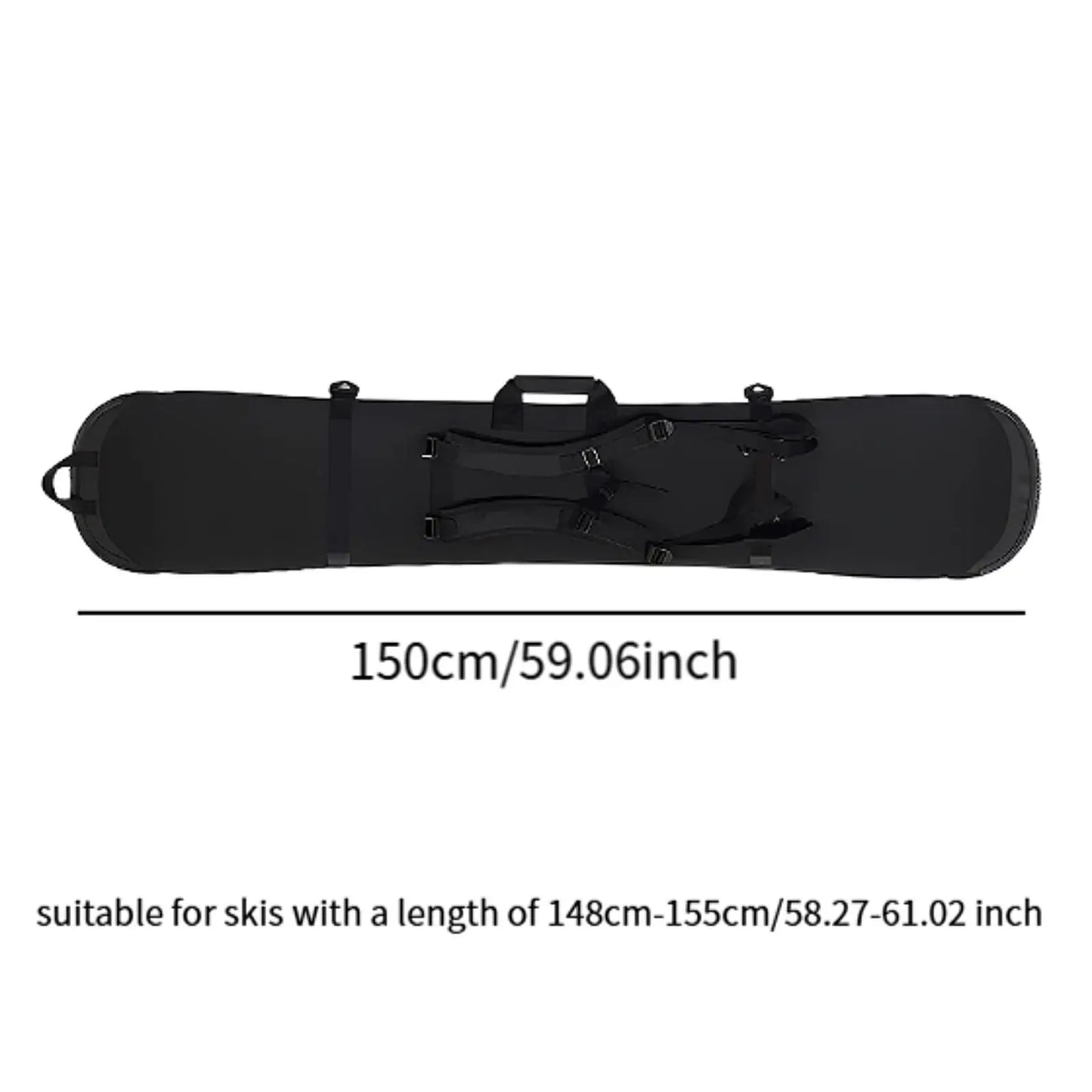 Snowboard Sleeve Snowboard Bag Travel Bag Soft Snowboard Protection Cover Case Ski Bag for Skateboarding Winter Sports Skiing