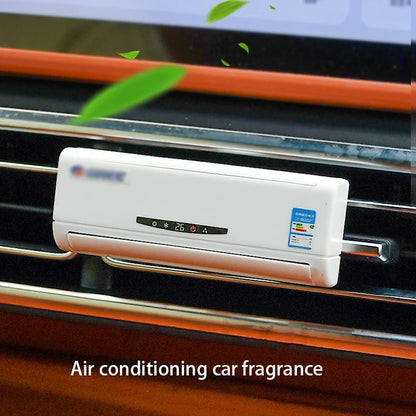 Solar Car Air Freshener Mini Air Conditioning Decorative Aromatherapy Machine Lasting Fragrance Decorative Perfume Decoration