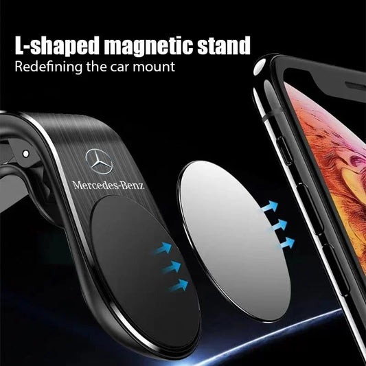 1Pcs Magnetic Car Phone Holder Metal Stand Accessories For Mercedes Benz AMG GLE GLS CLS GLC CLA GLA GLK ML C197 R231 W167