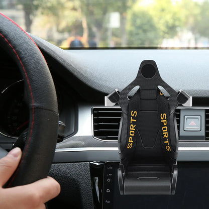 Car Air Vent Phone Holder Car Phone Holder Air Outlet Gravity Type Car Navigation Multifunctional Car Holder 360° Rotatable