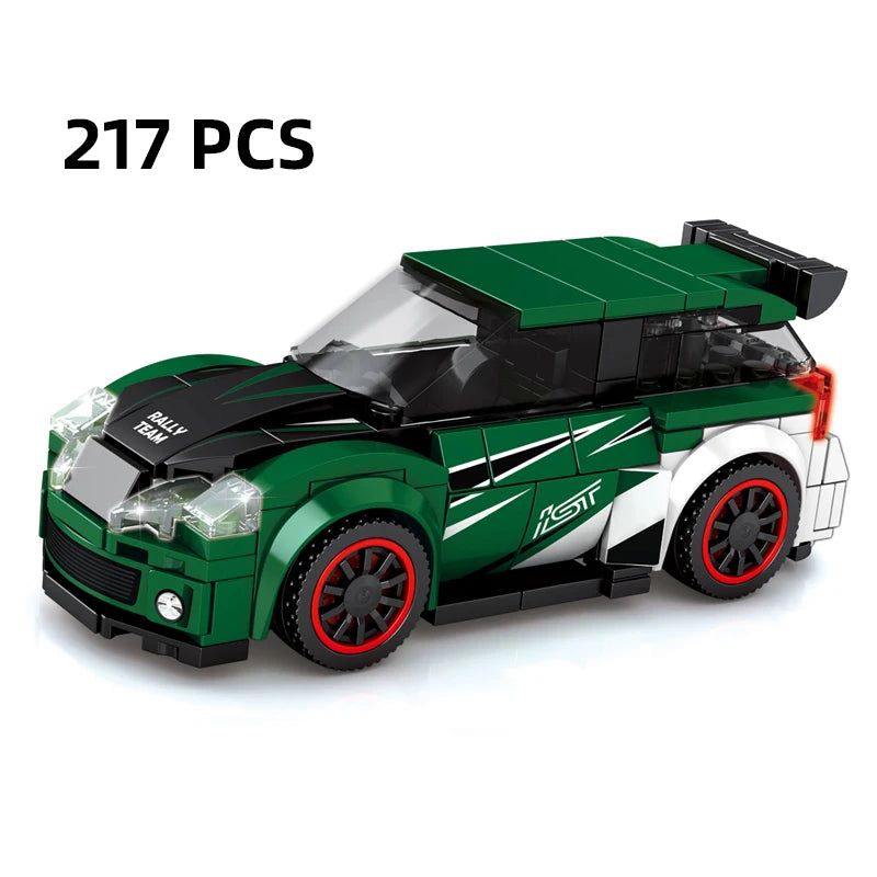 67 models City Racing Car Speed Champions Sports Building Blocks Bricks Classic Rally Super Racers F1 Great Vehicles kits toys