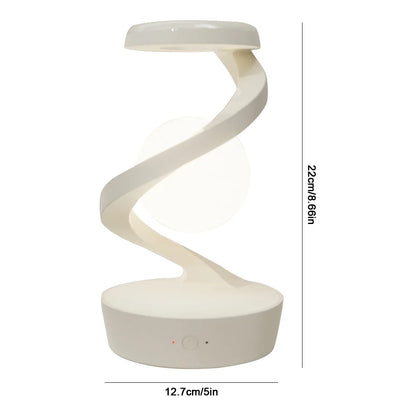 3D Levitating Ball Lamp with Wireless Charging 3D LED Lamp Floating Moon Table Lamp RGB Rotating Wireless Floating Lamp Decor