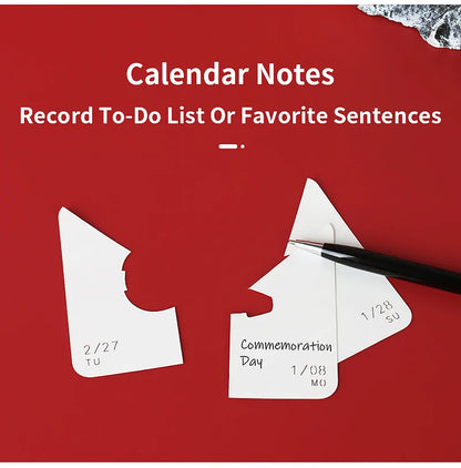 Table Calendar Tear Off Sticky Note Omoshiroi Block Custom 3D Memo Pad Notepad Christmas Funny Novelty Gifts For Children Kids