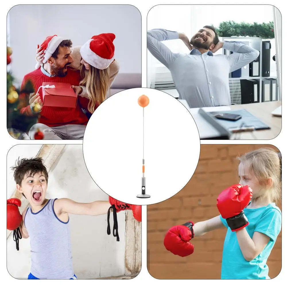 Standing Punching Bag Freestanding Punching Ball Hand-Eye Coordination Workout Kit Boxing Training Equipment Punching Bag With