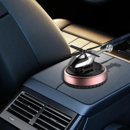 Ambientador solar para coche, helicóptero, difusor de aromaterapia con fragancia duradera, adorno para accesorios de coche