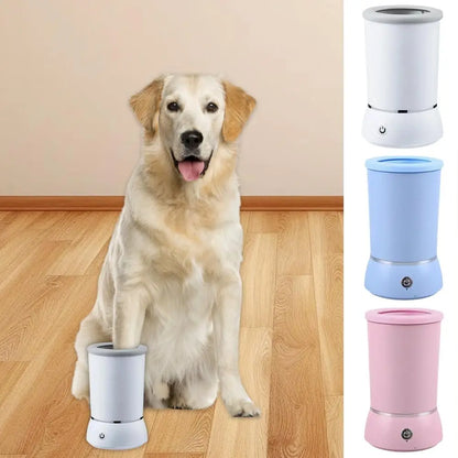 Pet Feet Washer Electrical Pet Paw Cleaner Automatic Foot Paw Dog Quick Low Pet Cleaner Noise Cleaning Cup Portable U6j9