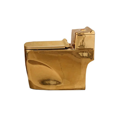 Bathroom toilet bowl gold color wc golden toilet seat ceramic commode