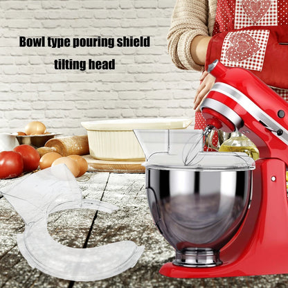 Replacement for Kitchen Aid Mixer KN1PS KSM500PS KSM45 Bowl Pouring Shield Tilt