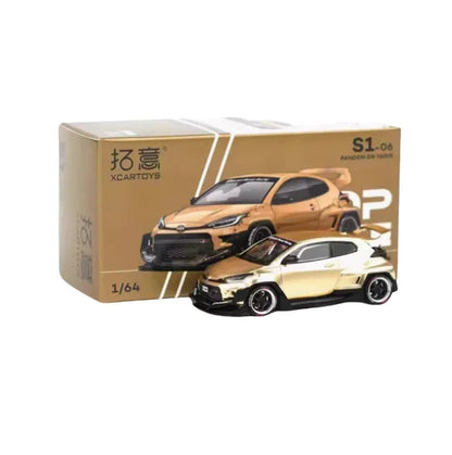 Premium scale model XCARTOYS POPRACE 1/64 Co-branded float series Porsche Martin GTR Alloy model toy, a Christmas gift for boys