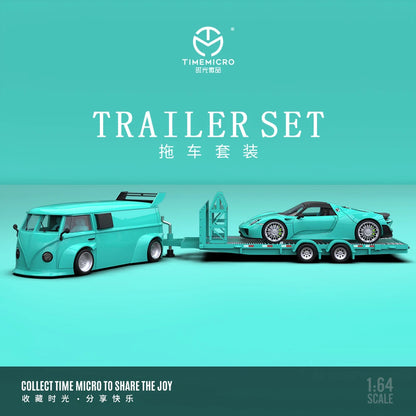 TimeMicro 1:64 918 Tiffany Blue Classic Coating Alloy Car Model Collection Version new in stock