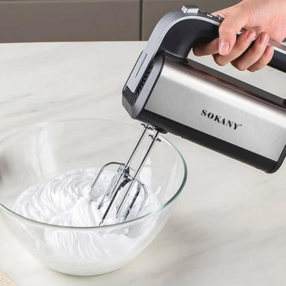 800W High Power Electric Food Mixer Dough Blender Egg Beater Spiral Whisk Cream Mixer For Household Kitchen Cooking Tools