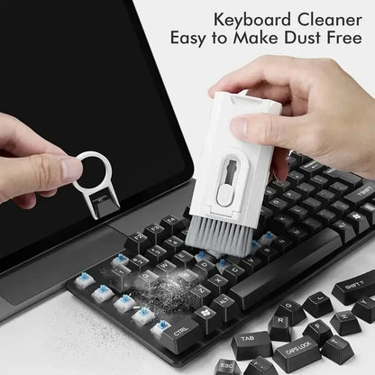 8 in 1 Cleaning Kit Computer Keyboard Cleaner Brush EarphonesCleaning Pen For Headset LPad Phone Cleaning Tools Keycap Puller