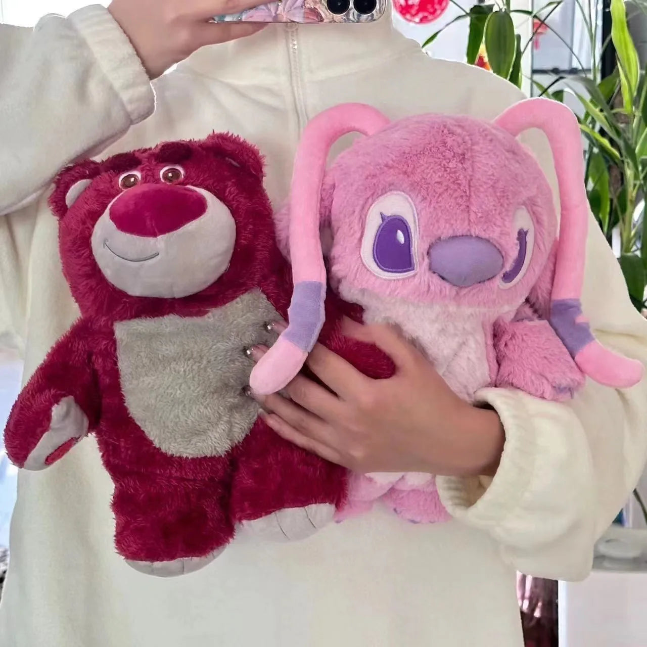 Angel Stitch winter cute plush doll water-filled hot water bottle student girl hot water bottle hot water bottle water-filled