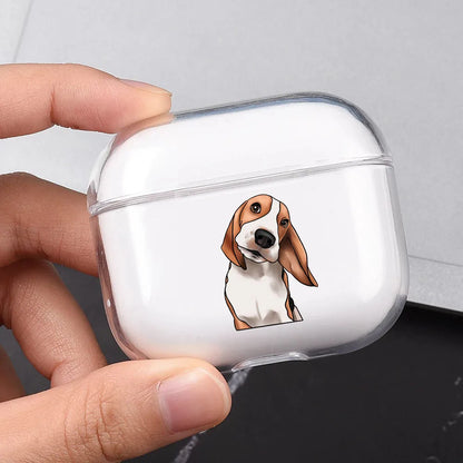 Beagle Cute Dog Airpod Cases 3 for 2 1 Pro Pods Gen Air Pods Pro Cover Funny Lovely Pet Earphone Cartoon Box Coque