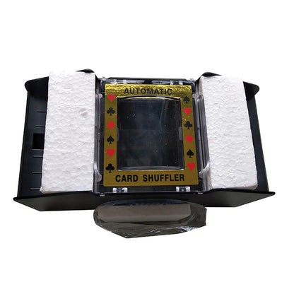 2/4/6 Decks Automatic Card Shuffler Automatic Playing Cards Shuffler Mixer Games Poker Sorter Machine Dispenser for Travel Home