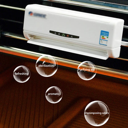 Solar Car Air Freshener Mini Air Conditioning Decorative Aromatherapy Machine Lasting Fragrance Decorative Perfume Decoration