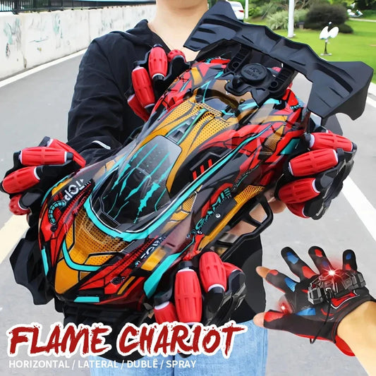 WLtoys F1 RC Drift Car con luces LED y música, 2,4 G, guantes, radiocontrol remoto, coches acrobáticos con tracción en las 4 ruedas, juguetes eléctricos para niños