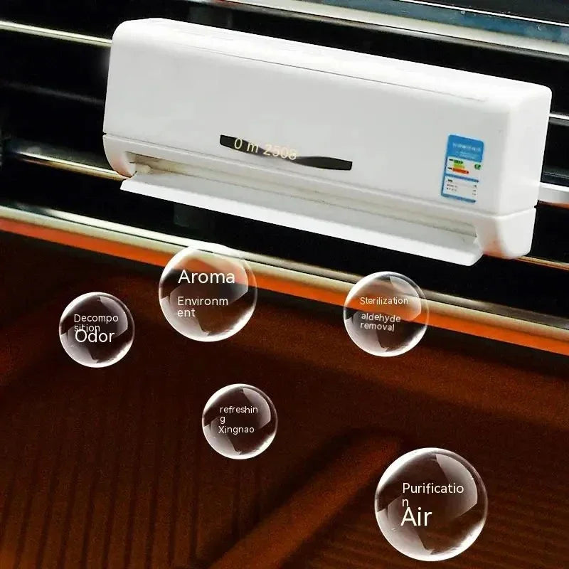 Solar Energy Air Purifier for Automobile Air Conditioning Model Decoration of Automobile Vents Perfume Diffuser Deodorization