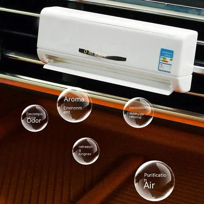 Solar Energy Air Purifier for Automobile Air Conditioning Model Decoration of Automobile Vents Perfume Diffuser Deodorization